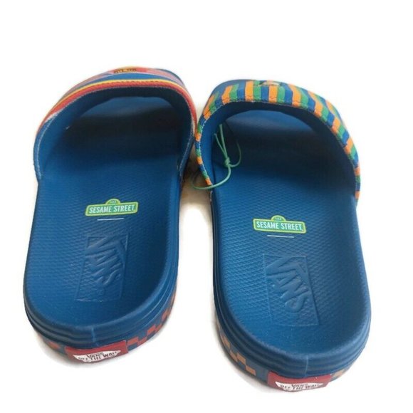 VANS X Sesame Street Ernie and Bert La Costa Slide On Sandal Mens Size 5 Slide - Picture 8 of 10